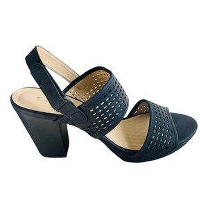 CL by Chinese Laundry Wakeful Platform Heeled Sandal Black Sz 11 Chunky Heel NIB